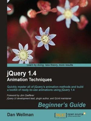 cover image of jQuery 1.4 Animation Techniques